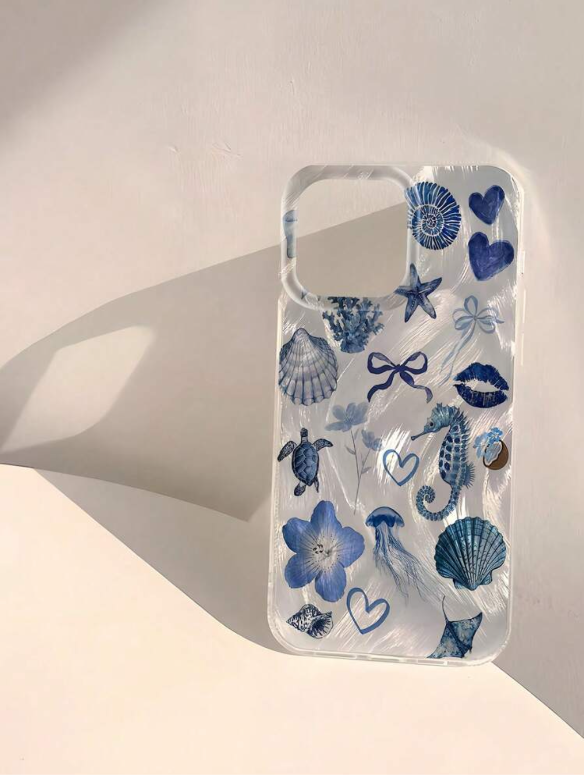 Transparant sea creatures Iphone case