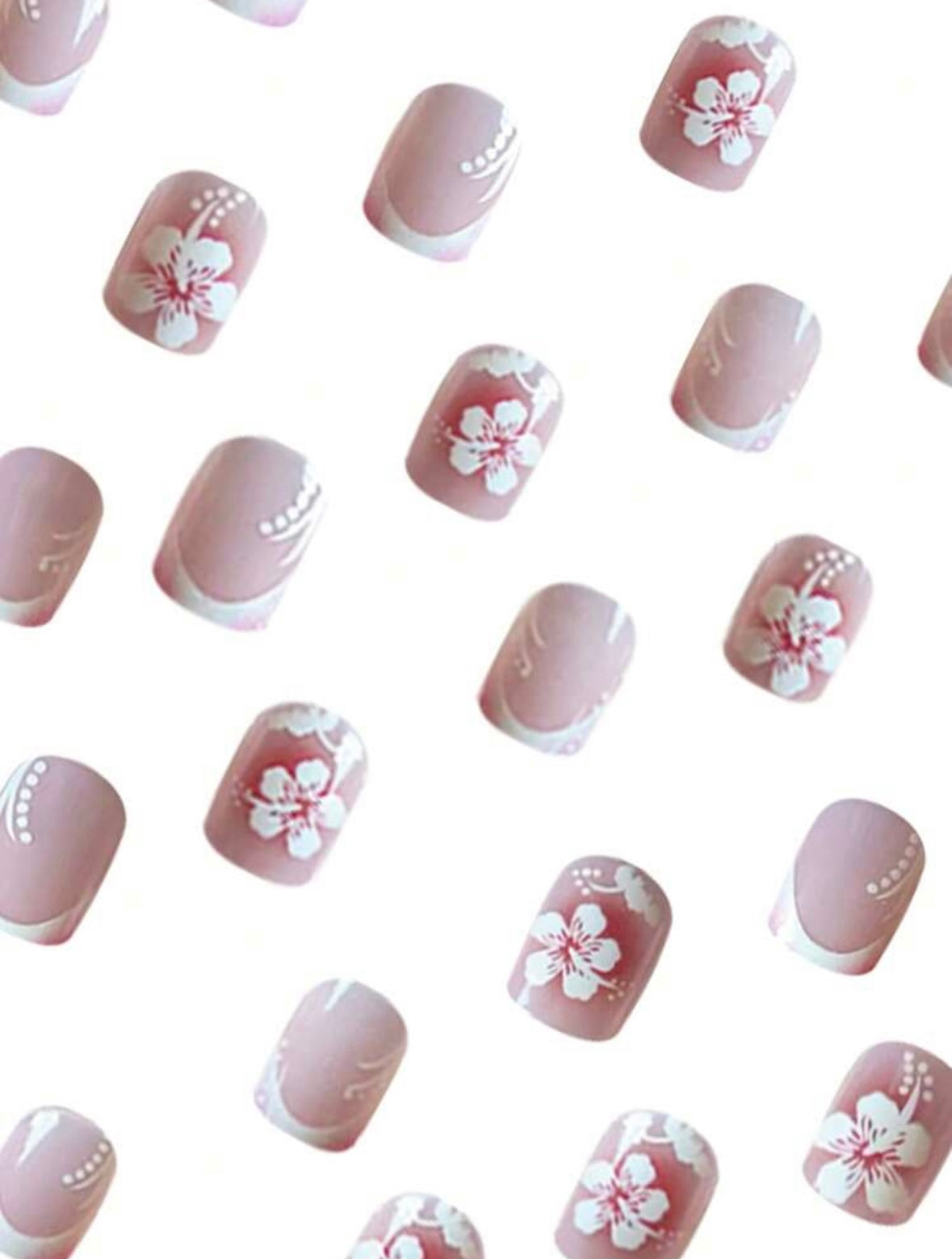 24pcs Beautiful flower stickers for women