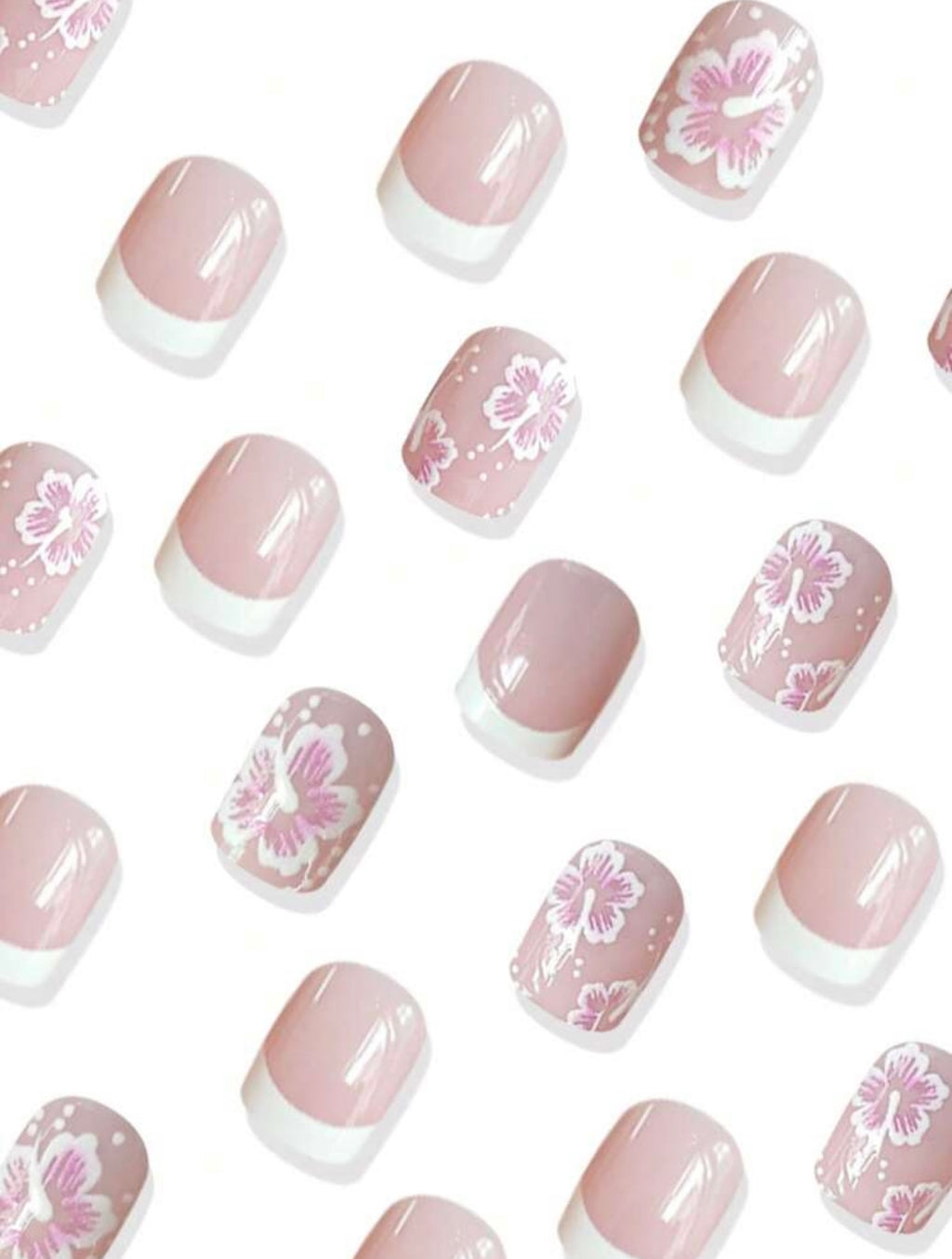 24pcs Beautiful flower stickers for women