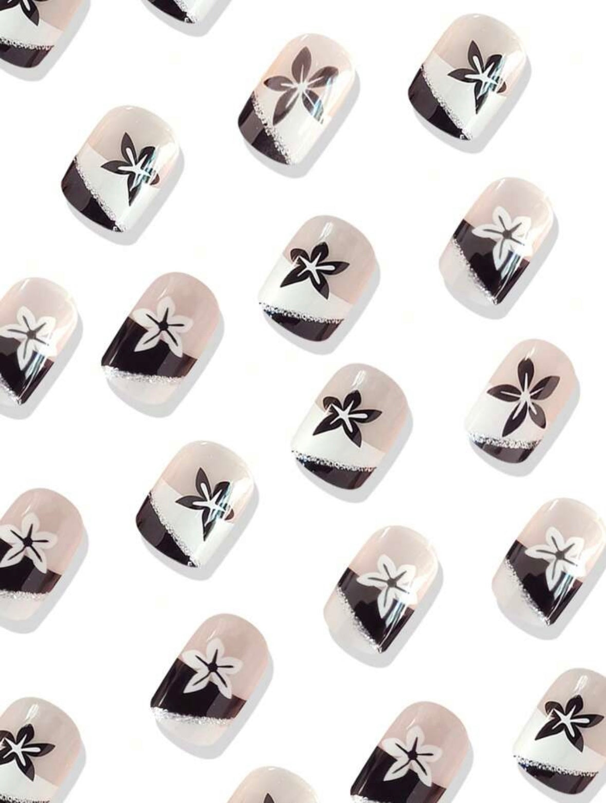 24pcs Beautiful flower stickers for women