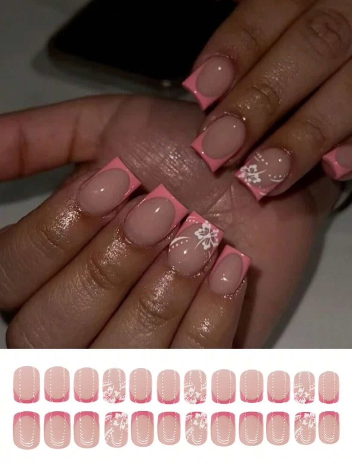 24pcs Beautiful flower stickers for women