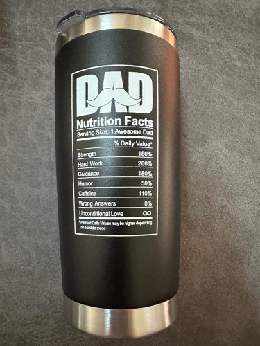 Fathers Day Gift Ideas for Dad Husband Men, 20 oz Tumbler photo review