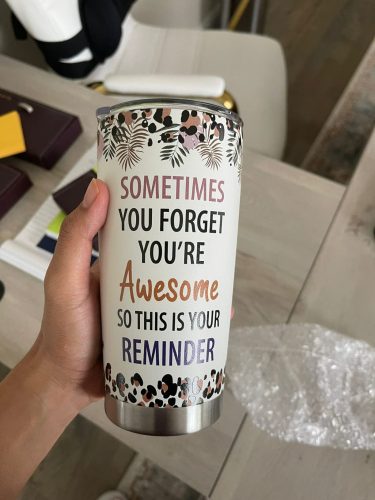 Stainless Steel Tumbler 20oz - Birthday Thank you Gifts For Mom Best Friends Women Her Wife - Gifts for Women photo review