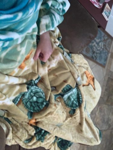 Turtle Fleece Throw Blanket for Women, Men and Kids photo review